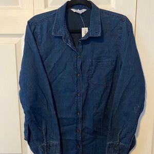 Old navy denim button down